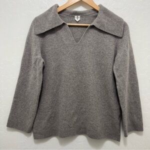 Arket Polo Collar Cashmere Jumper Sweater Sz S
